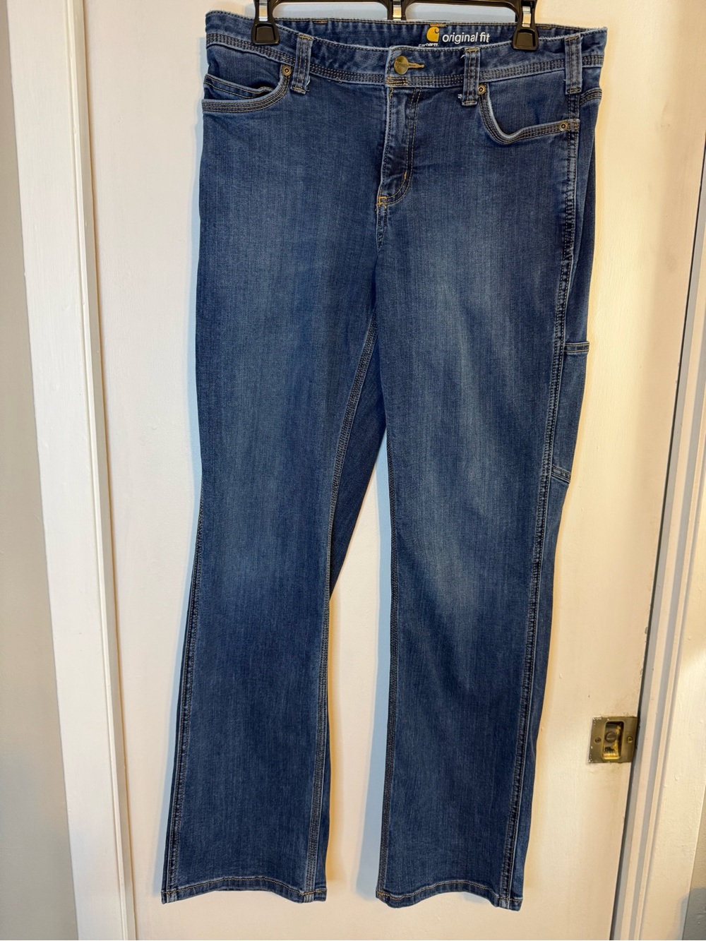 Carhartt Women's Original Fit Straight Leg Utility Jeans